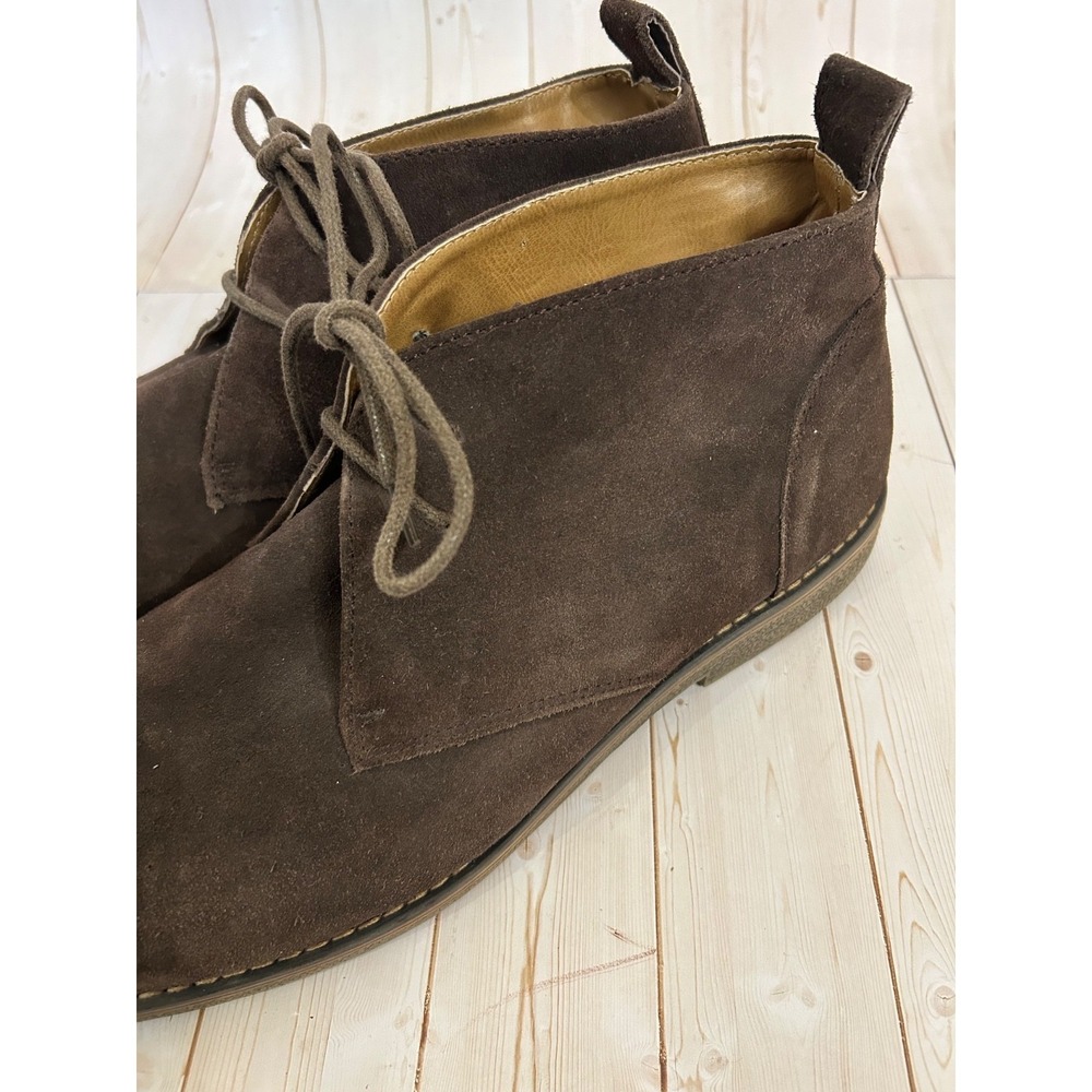 G.H. Bass Radley Chukka Desert Ankle Boot Suede Chocolate Brown Men's 13 - Picture 2 of 9
